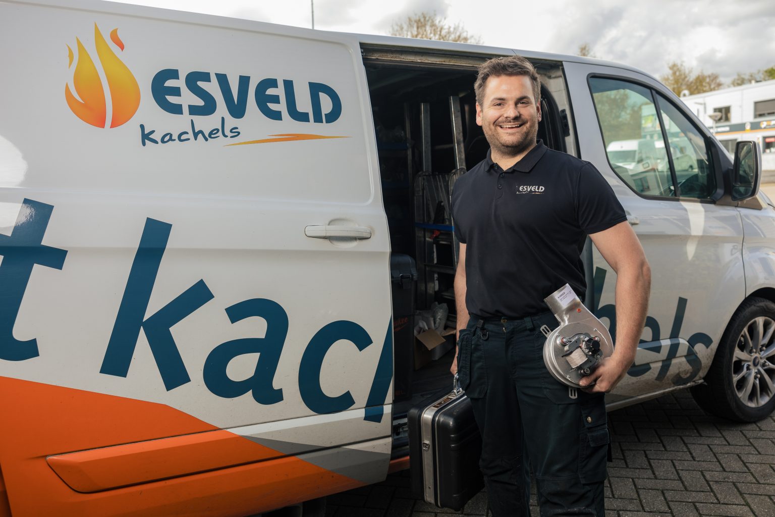 Aan het werk bij Esveld Kachels